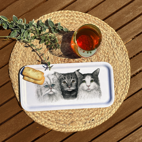 Three Cats - Cocktail tray