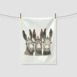 Amigos the donkeys - Kitchen Towel
