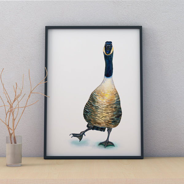 Gus the Goose - Fine art print
