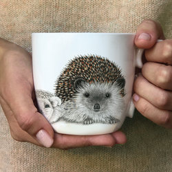 Henry's Family Hedgehogs - Mug