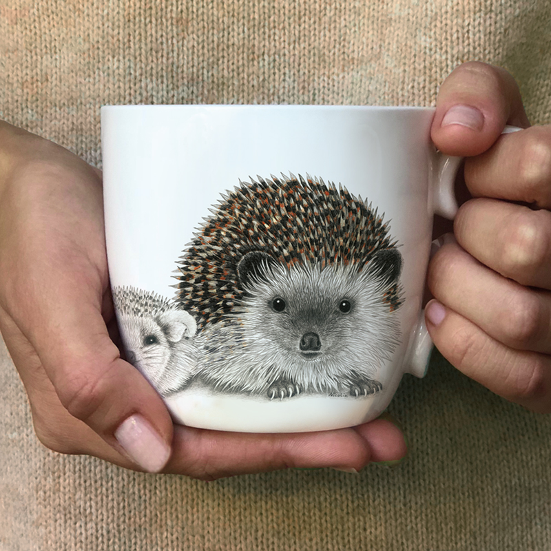 Henry's Family Hedgehogs - Mug