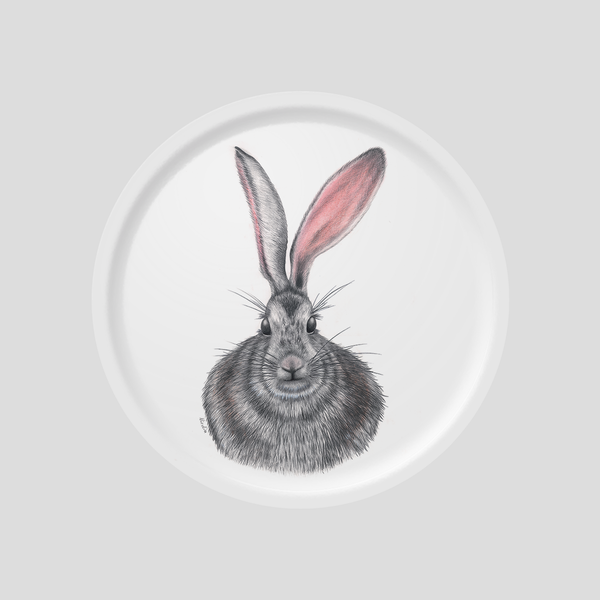 Henrietta the Hare - Round tray