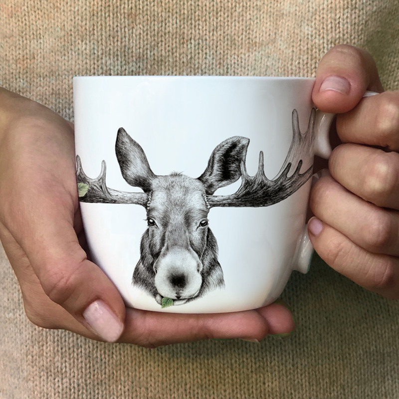 Forest Prince the Moose - Mug