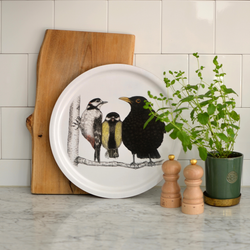 Morning Conversation  - Round tray